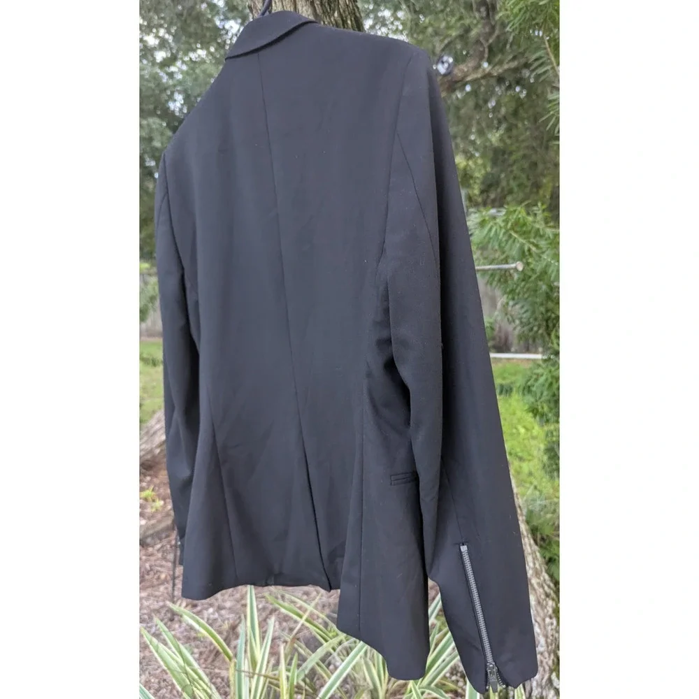 Zara Man Jacket Blazer Black Size S - Picture 11 of 16